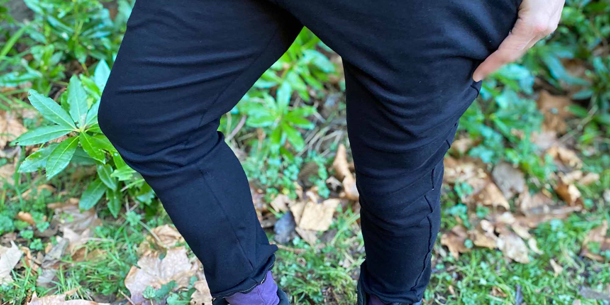 Organic Cotton Men's Joggers Black color sweatpants