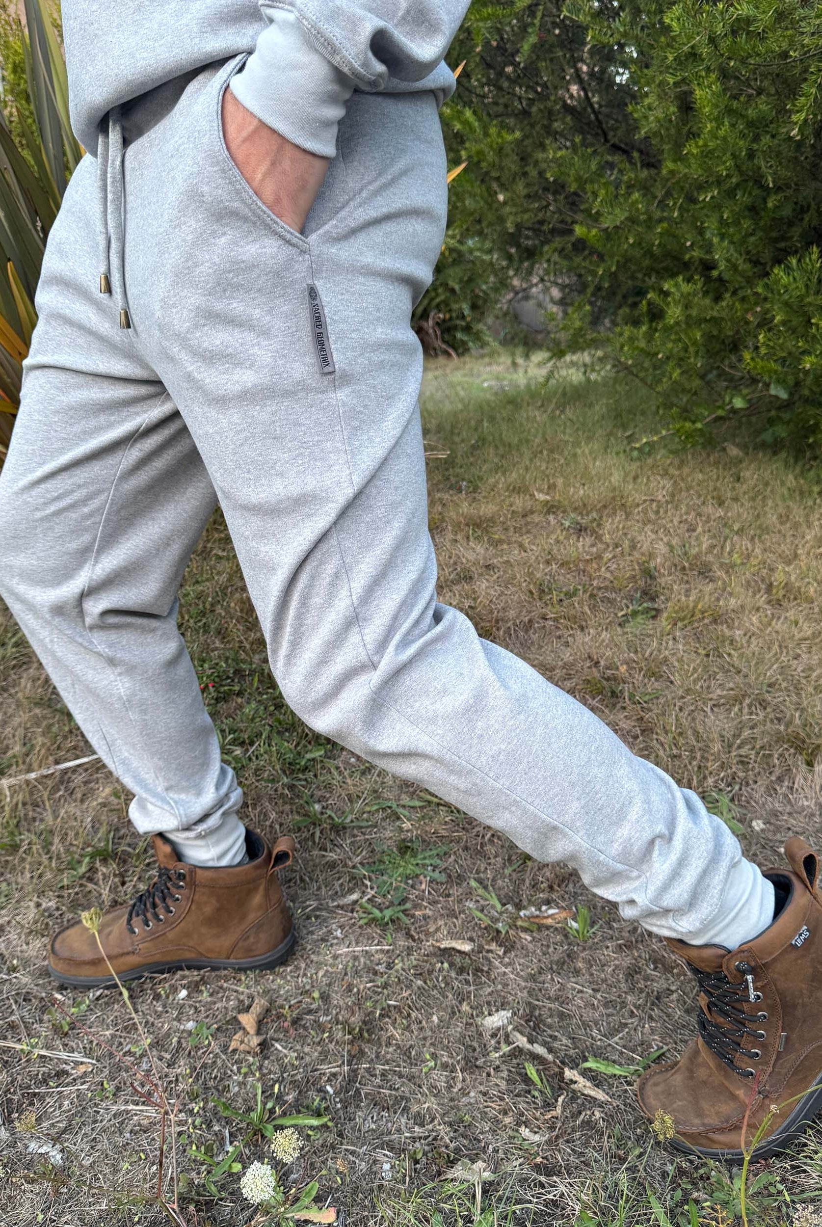 Organic Cotton Men's Joggers Black color sweatpants