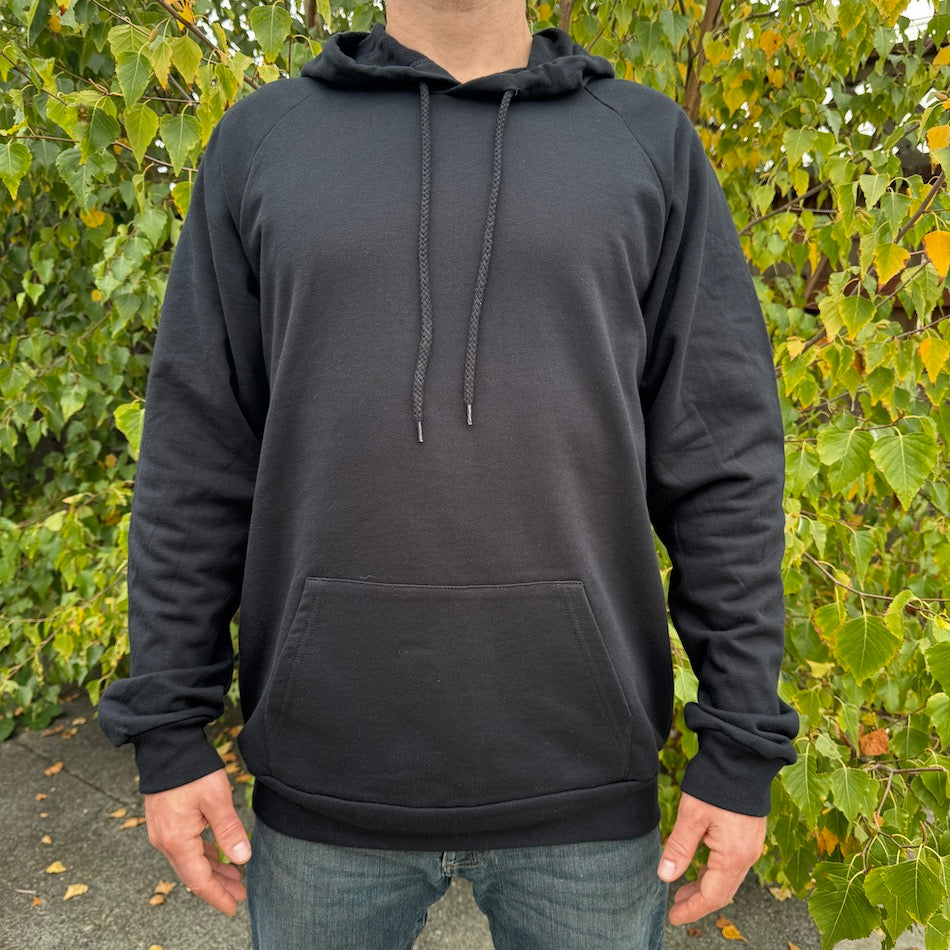 Breathe Hoodie - Organic Cotton Medium Weight Fleece Sacred Geometry Graphic Pullover