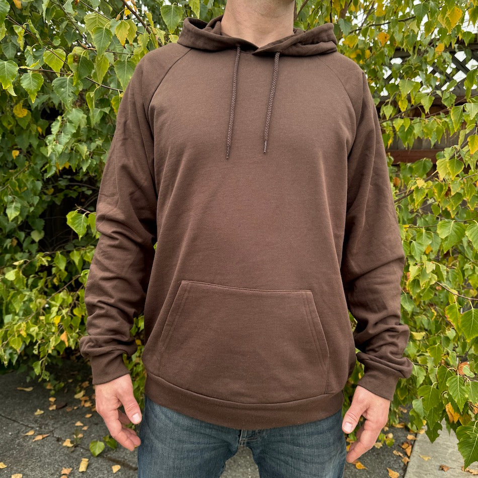 Breathe Hoodie - Organic Cotton Medium Weight Fleece Sacred Geometry Graphic Pullover