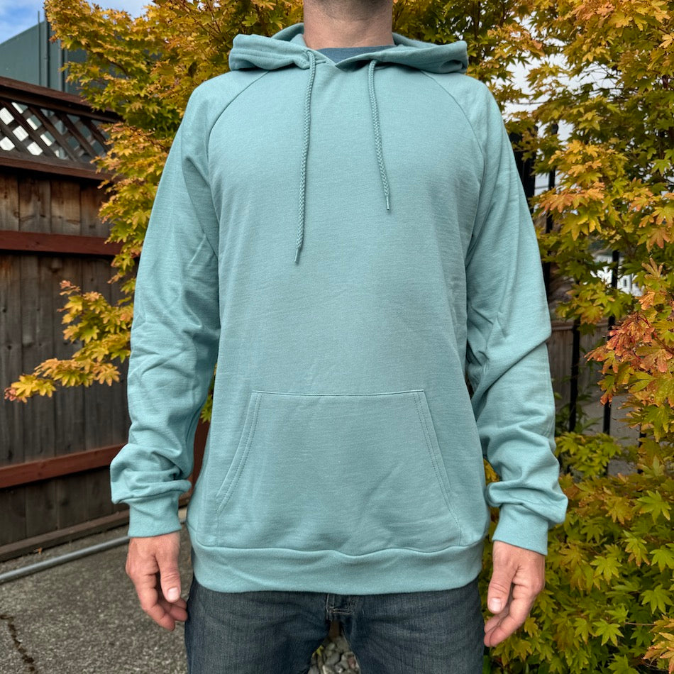 Slothstronaut Hoodie - Organic Cotton Medium Weight Fleece Sci-fi Animal Graphic Pullover