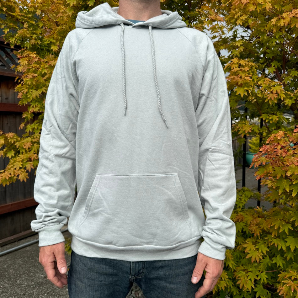 Slothstronaut Hoodie - Organic Cotton Medium Weight Fleece Sci-fi Animal Graphic Pullover
