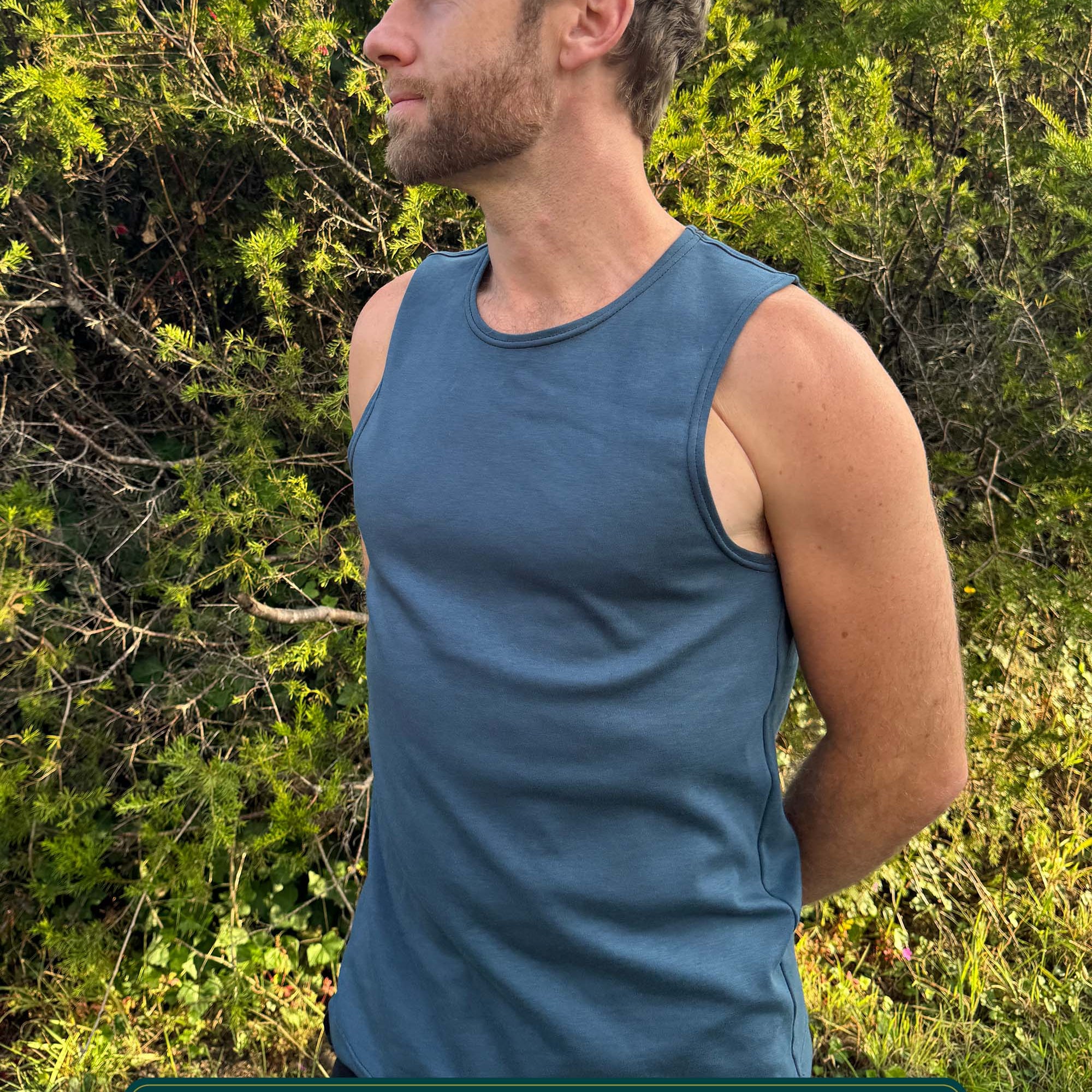 Essential Tank - Organic Cotton Wide Strap Tank Top - Pure