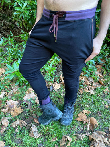 Organic Cotton Men's Joggers Black color sweatpants