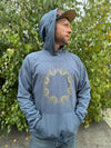 Breathe Hoodie - Organic Cotton Medium Weight Fleece Sacred Geometry Graphic Pullover