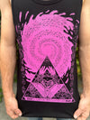 I love Triangles Tank Top - Bamboo and Organic Cotton Light Weight Jersey Sacred Geometry Graphic Tank