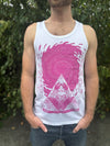 I love Triangles Tank Top - Bamboo and Organic Cotton Light Weight Jersey Sacred Geometry Graphic Tank