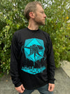 Pharaoh Cuttlefish Long Sleeve - Organic Cotton Light Weight Jersey Sci-fi Animal Graphic Crew Neck Shirt