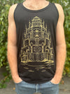 Vimana Tank Top - Bamboo and Organic Cotton Light Weight Jersey Sacred Geometry Graphic Tank