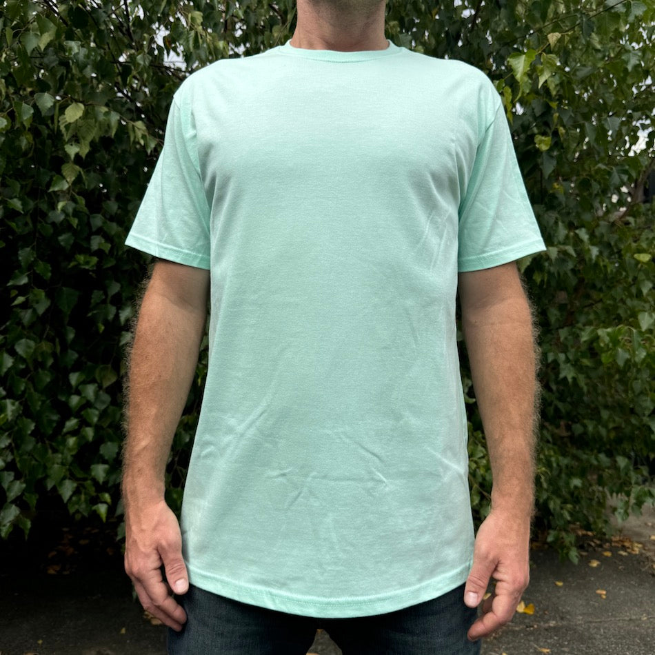 Gaia T-shirt - Organic Cotton Light Weight Jersey Geometric Nature Graphic Crew Neck Shirt