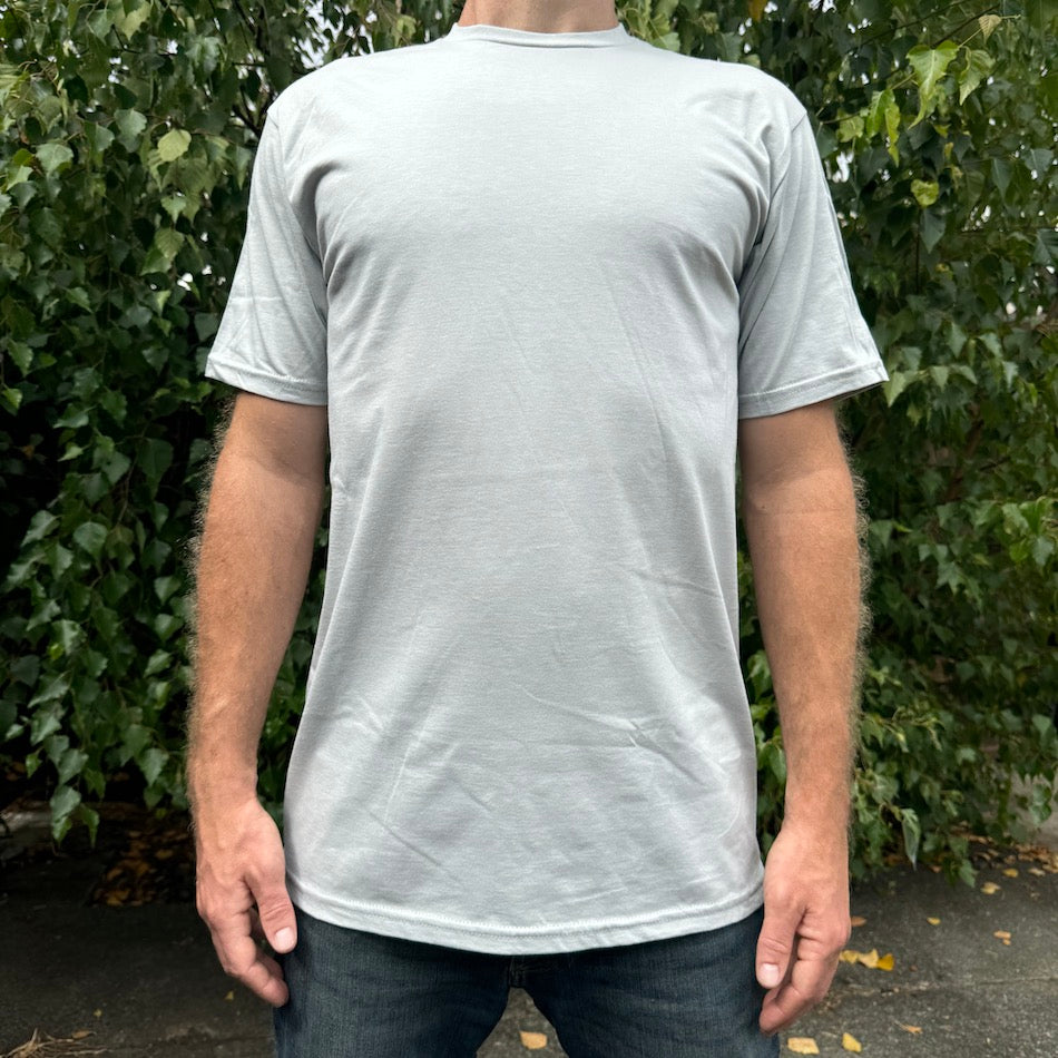 Gaia T-shirt - Organic Cotton Light Weight Jersey Geometric Nature Graphic Crew Neck Shirt