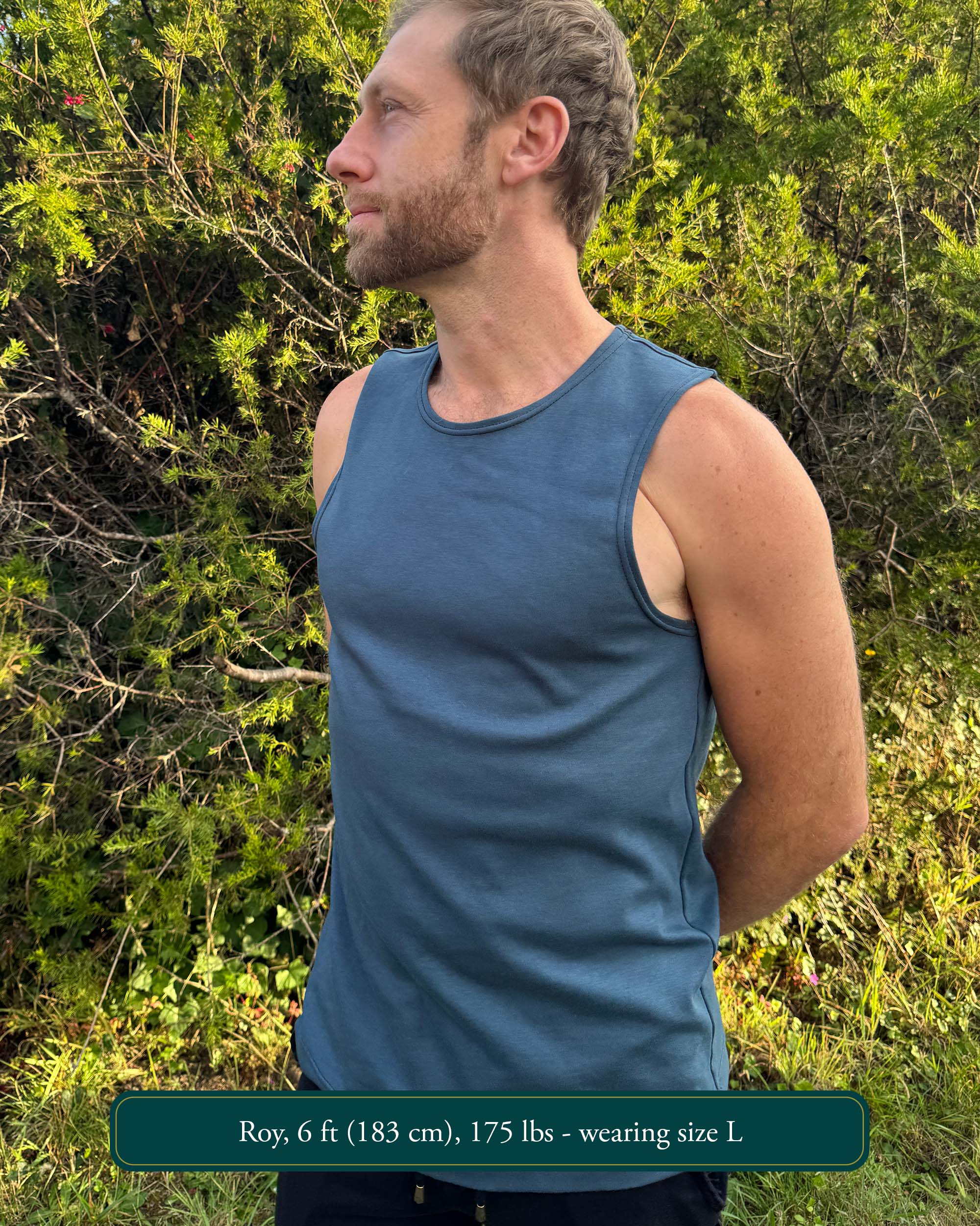 Essential Tank - Organic Cotton Wide Strap Tank Top - Pure