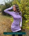 Portal Dress - Organic Cotton Fitted Mini Dress with Hood and Pockets