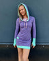Portal Dress - Organic Cotton Fitted Mini Dress with Hood and Pockets