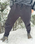 Geo Joggers - Organic Cotton Heavyweight Fleece Mid-rise Sweatpants