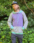 Portal Hoodie - Organic Cotton Mid-weight Extra Long Sacred Geometry Pullover - Patterned