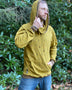 Portal Hoodie - Organic Cotton Mid-weight Extra Long Sacred Geometry Pullover - Patterned