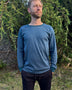 Vortex Long Sleeve Shirt - Organic Cotton Raglan Crew - Pure