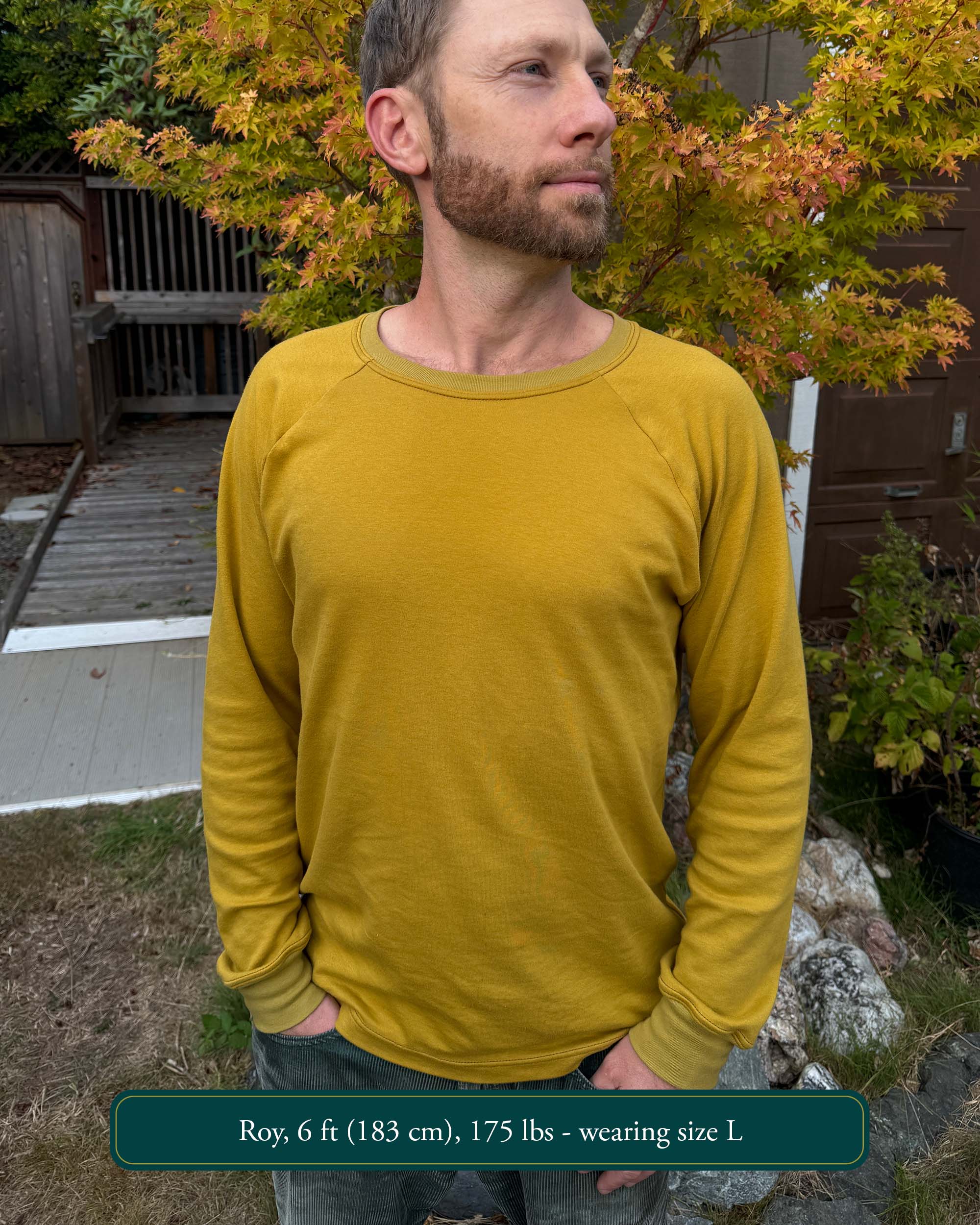Vortex Long Sleeve Shirt - Organic Cotton Raglan Crew - Pure
